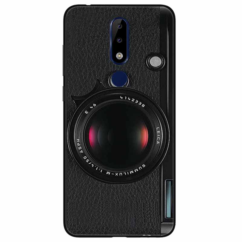 Для Nokia 5.1 Plus Чехол Мягкий Силикон Мультфильм Модный ТПУ Чехлы для Телефона для Nokia X5 Обложка 5.1Плюс Милый для NokiaX5 Защитный