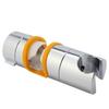 High Quality ABS Chrome Plated Adjustable Bracket Shower Rail Slider Clamp Shower Head Holder