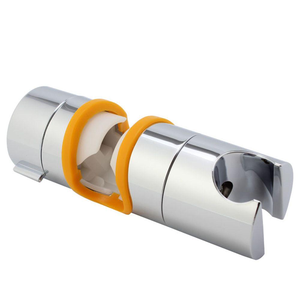 High Quality ABS Chrome Plated Adjustable Bracket Shower Rail Slider Clamp Shower Head Holder