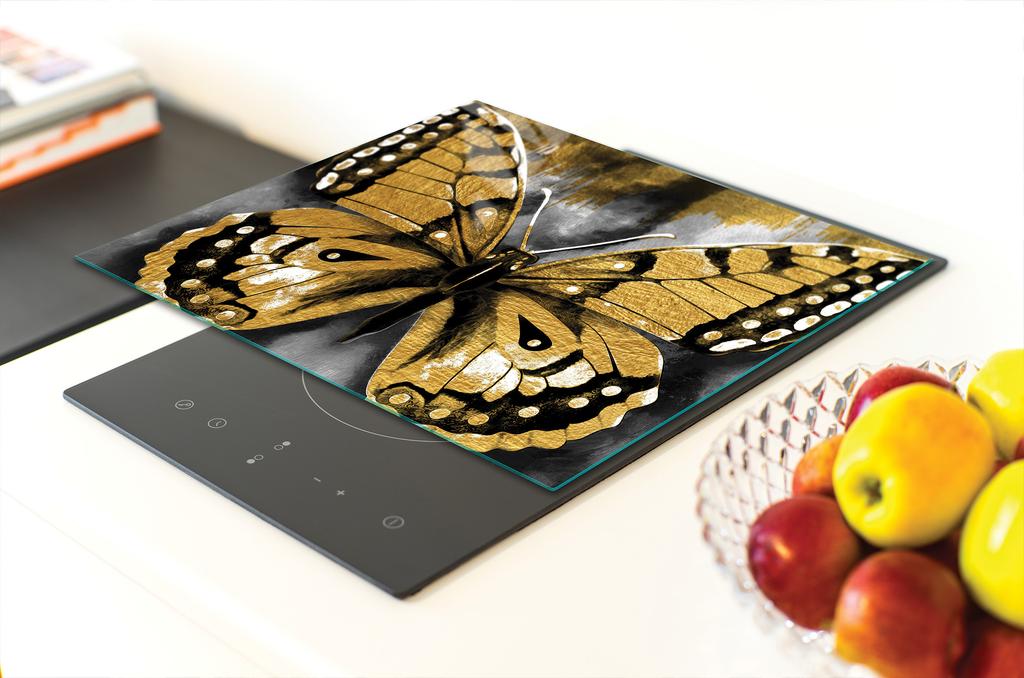 SZKLANA DESKA DO KROJENIA 40x30 MOTYL