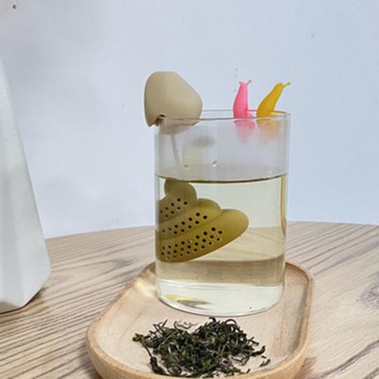 Ситечко для чая креативной формы, силиконовый заварочный чайник, пищевой мелкий сетчатый фильтр для чайных листьев для домашней кухни