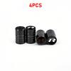 T254Pcs Car Wheel Tire Valve Caps Air Stem Tyre Plug Accessory For Volkswagen VW GTI R Golf 5 7 6 4 Polo Tiguan Passat Jetta Lavida