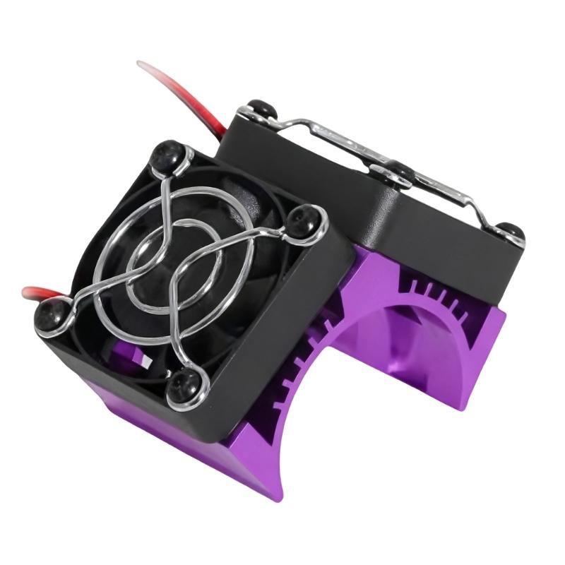 Motor Heat Sink with Double Cooling Fans for 1/8 Scale Remote Control Car Motors 4074 4274 1515 Model Modificatin Kits