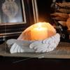 Белый Смоляной Подсвечник-Крылья Ангела Подсвечник Настольный Декор Религиозные Подарки Церковная Скульптура
