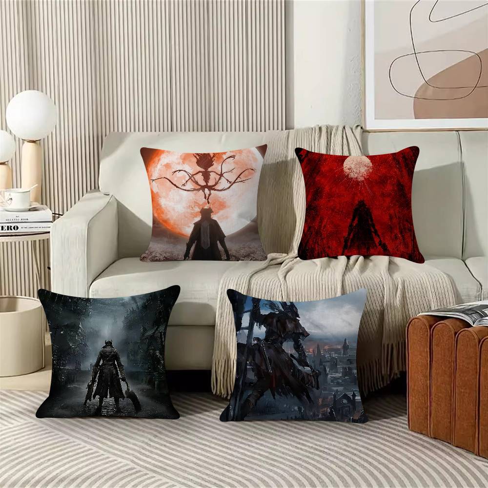 Fantasy Bloodborne Video Game Pillowcase Toon Gift Cushion Cover Bedroom Home Sofa Chair Seat Decor Pillow Case