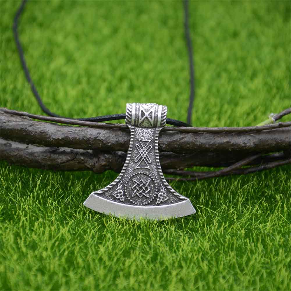 Славянский топор Перуна Коловрат Подвеска Руническая руна АЛЬГИЗ Талисман Языческий Скандинавский Викингов Ожерелье Амулет
