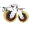 Shengbai Heavy-Duty 4-inch Swivel Caster Wheel with Brake