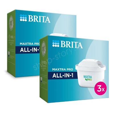 Фильтрующие картриджи - BRITA - PRO - 6 картриджей - Емкость 450 л - Снижение примесей