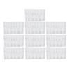 10 Sheets Nail Tip Guide Sticker Reusable Nail Extension Guide Stickers with Size Numbers Type 1
