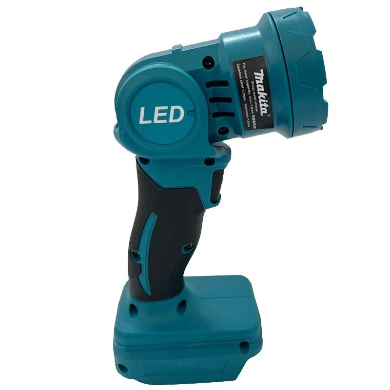 Makita Cordless LED Work Light Rechargeable Flashlight Power Tools Indoor Outdoors Night Searchlight Tool For 18V Battery