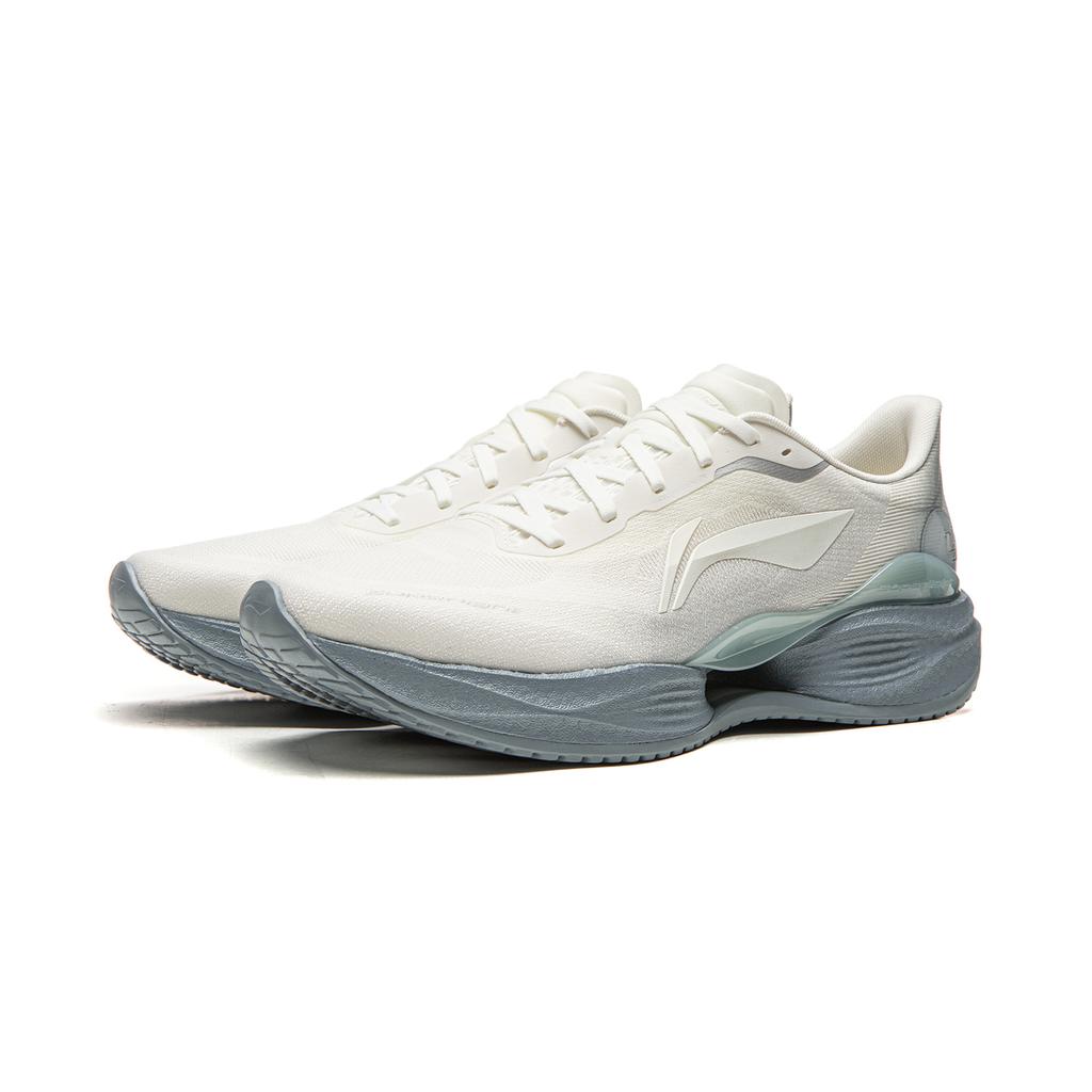 Li Ning Super Light 23 Амортизирующие Скользкие Устойчивые к истиранию Дышащие Низкие Повседневные Беговые Кроссовки Мужские Белые ARBW017-18