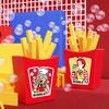 1 Набор Забавная Креативная Игрушка Картофель Фри с Мыльными Пузырями Машинка для Пузырей Картофель Фри Портативная Уличная Инструмент для Снятия Стресса Трюк