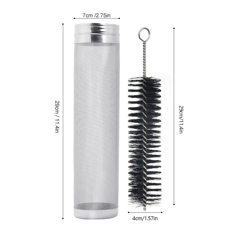Silver Beer Brewing Filter 300 Micron Mesh Dry Hopper Filter Mesh Filter Cartridge Wine Making