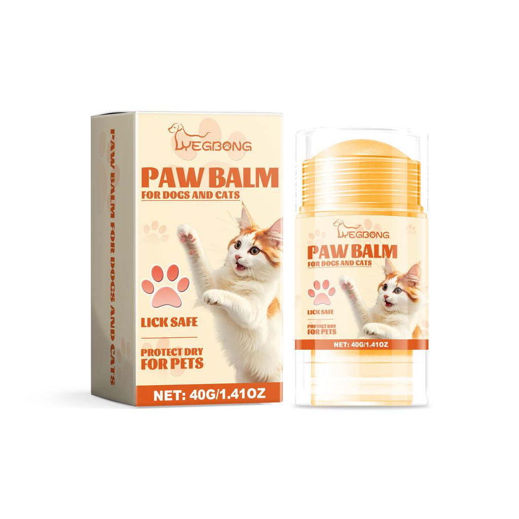 Yegbong Pet Paw‑Care Stick, Moisturize and Soften Paw‑Pads and Prevent Dry‑Cracking