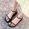 Fashion Buckles Heeled Comfortable and Elegant Woman Shoes Korea Casual High Quality Vintage New Breathable Fashion Sandals for Women
