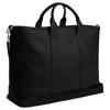 Coach Grayson 44 Сумка-тоут на молнии из фактурной кожи Большая мужская Черная