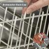 50 шт. Крышки для посудомойки, наконечники, защитные колпачки для зубцов, гибкие круглые заглушки, защитные рукава для острых предметов, предотвращающие столкновение