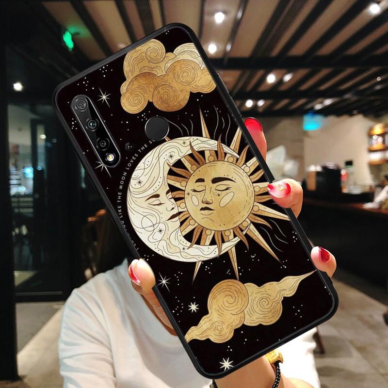 Волшебный чехол для телефона Sun Moon Witches Moon Tarot для Huawei P50 Pro P30 P40 Lite P40Pro P20 lite P10 Plus Mate 20 Pro Mate20 X