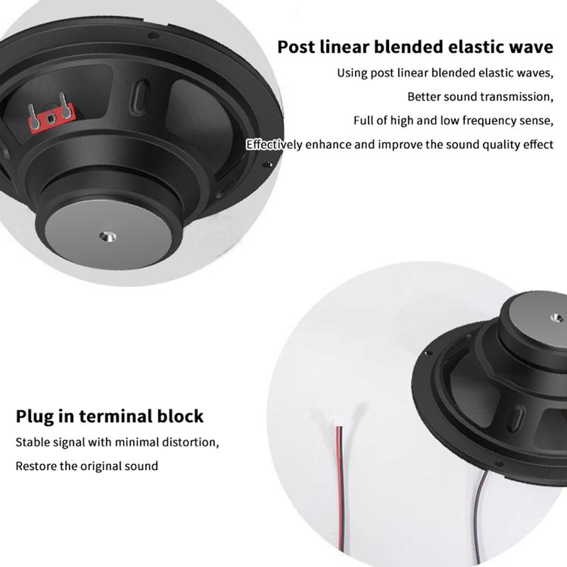 5/6/8/10 дюймов автомобильный бас-динамик коаксиальный сабвуфер Hifi музыка полный диапазон частот автомобильный стереодинамик для универсального автомобильного домашнего аудио