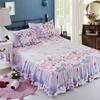 Bed Skirt Anti-dirty Sheet Bedspread Printed Elastic Band Bedclothes Queen King Skin-friendly Beds Protector Bedroom Decoration