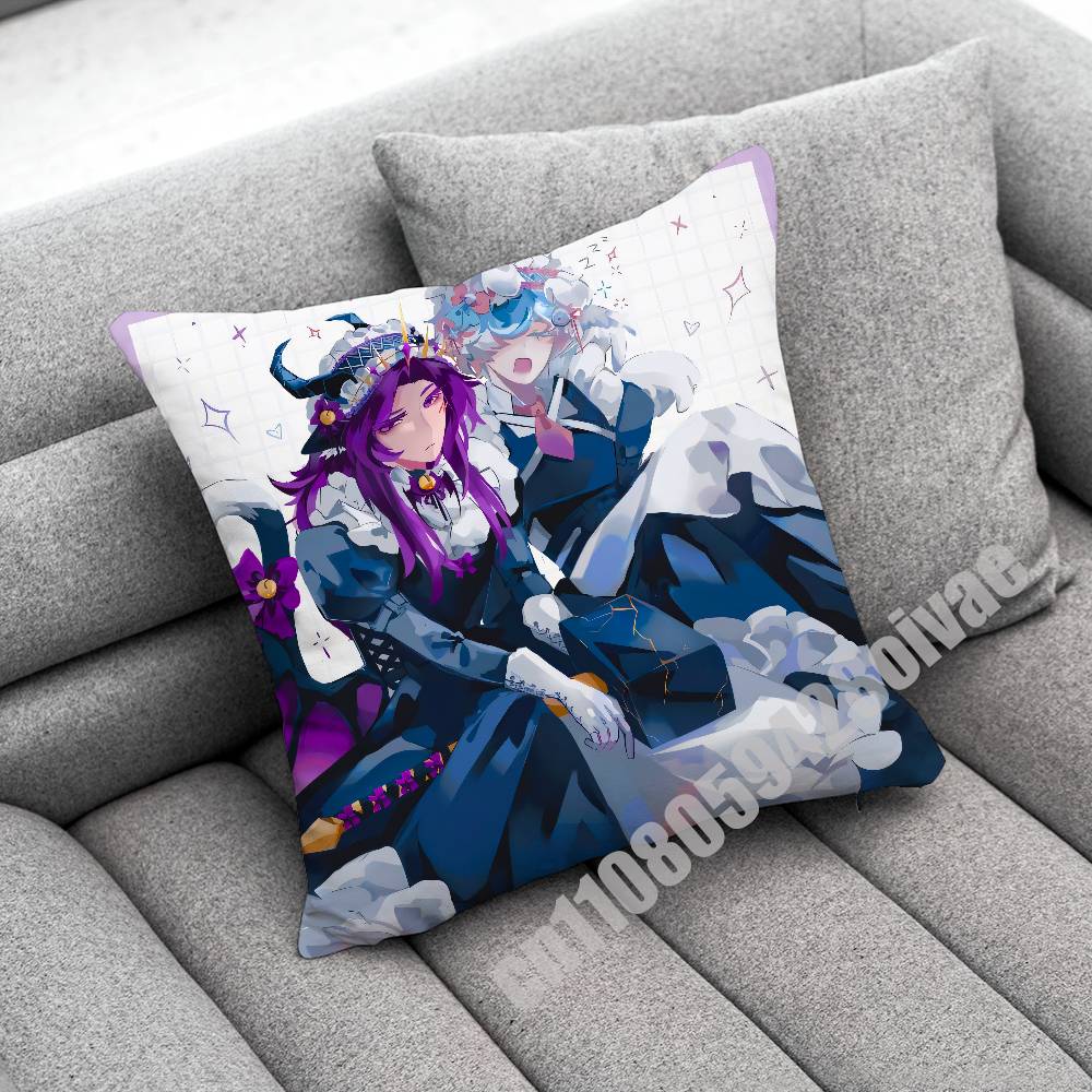 For Wemmbu Eggchan Tax Duo Throw Pillow Case Decoration 30Cm 45X45Cm Square Car Pillowcase Case