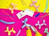 Pastel Modeling Clay Balloons 130cm With Pump Mix: 1 Pack