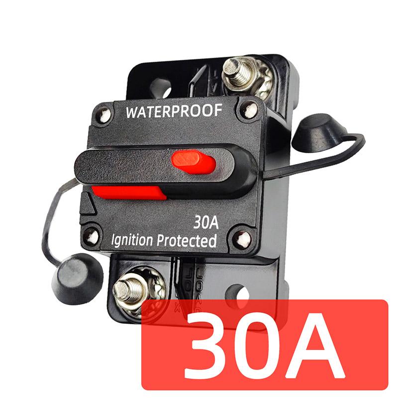 30A-300A Circuit Breaker Is Suitable For Marine Towing Vehicles With 12V-48V DC Manual Reset Waterproof Function Circuit Breaker