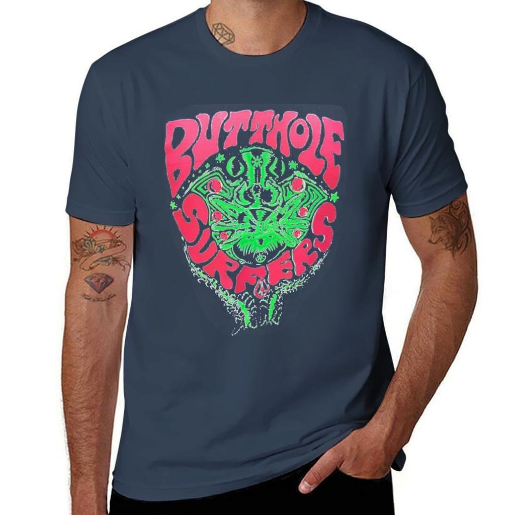 Butthole Surfers Tshirt Casual Street Style Short Sleeve Tee Tshirt
