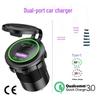 Type C & QC3.0 Charger for Motorcycles, Boats, & Cars