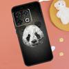 Cute Cartoon Panda Case For OnePlus Nord CE 4 2 3 Lite N10 N20 OnePlus 12 11 9 10 Pro 8T 9RT 10T 10R 12R Cover