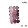 pack 30 unid. velas con aroma frutos-rojos 3,7cm magic lights