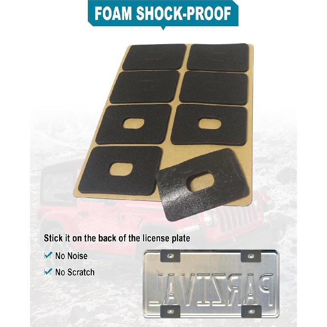 Рамки для номерных знаков с горами - Белые на черном 3D объемные горы, ABS пластиковый держатель для автомобильного номера | Включает нержавеющие винты, заглушки и бесплатную виниловую наклейку