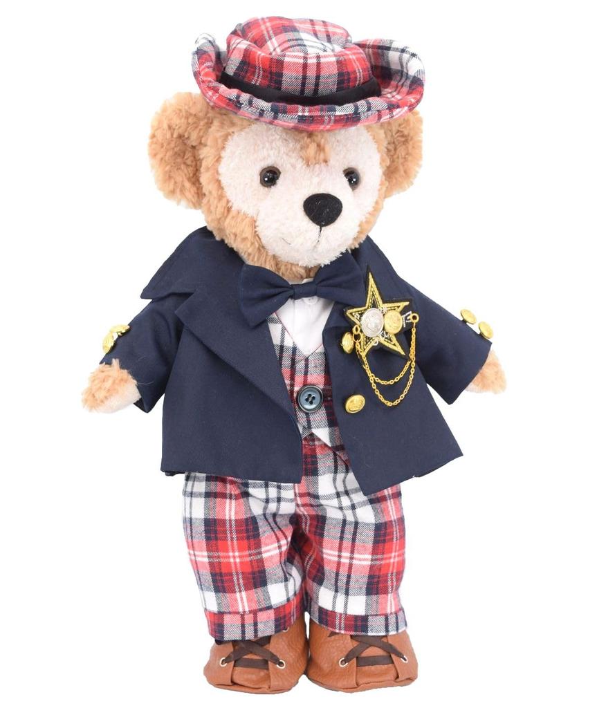 Заказ почтой одежды для плюшевого мишки Элис Даффи костюм темно-синего цвета для выхода в свет без тела для размера S