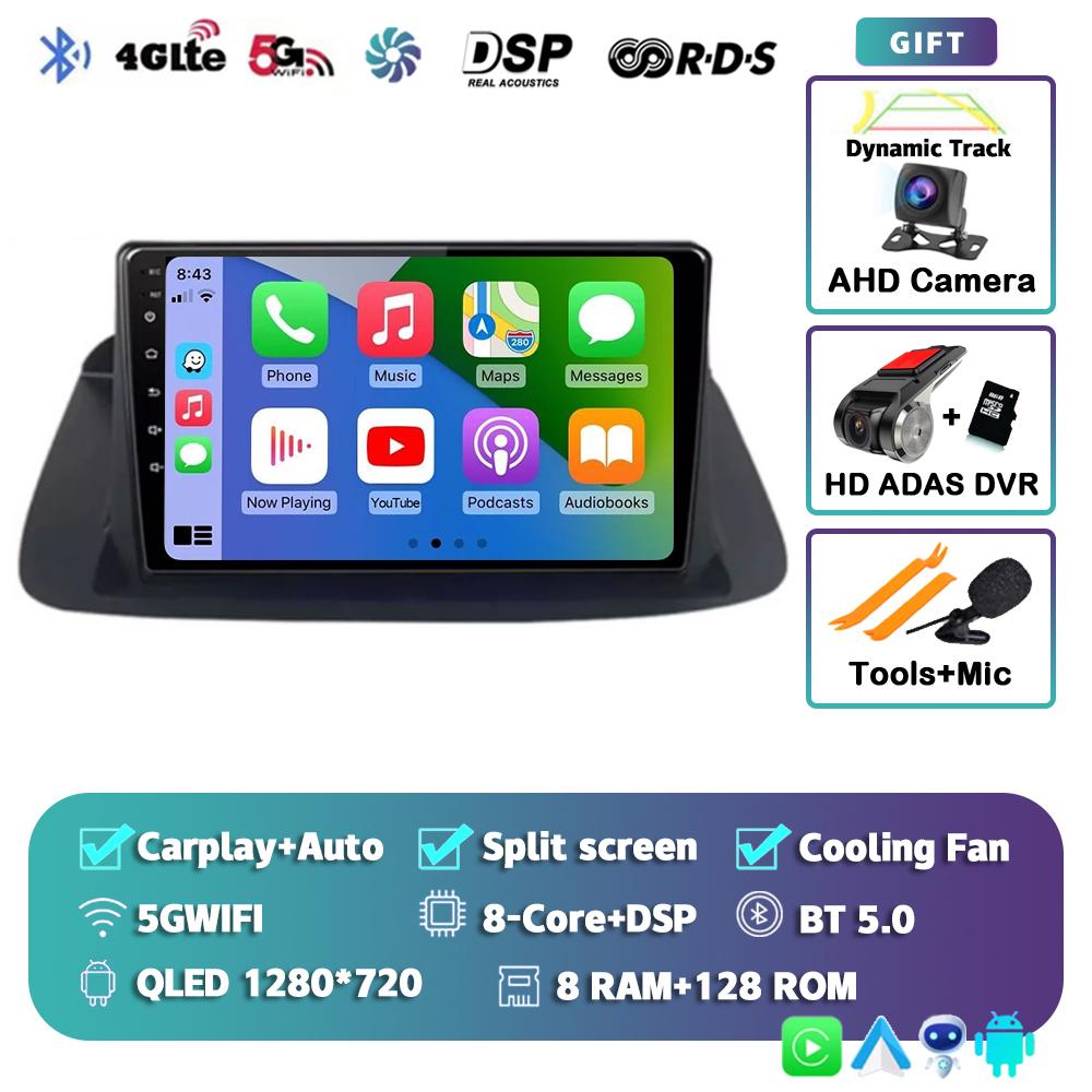 Android 14 Carplay Car Radio For Honda Accord 8 Spirior 2008-2013 GPS Multimedia Video Player Navigation GPS DSP WIFI+4G Stereo