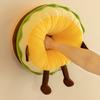 Burger Plush Toy Cute Cartoon Pp Cotton Filling Children Birthday Gift Festival