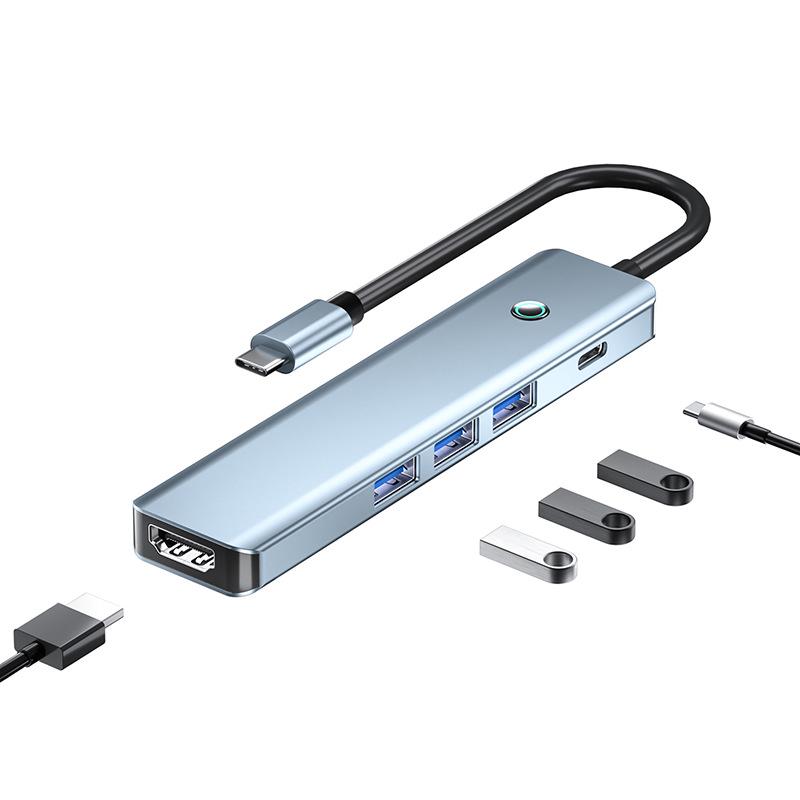 «5-в-1 USB 3.0 многопортовый концентратор для ноутбука»