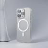 Ультратонкий Безрамочный Чехол-бампер MagSafe для iPhone 17 Air 16 15 14 13 12 Pro Max Беспроводная Зарядка Полупрозрачный Жесткий PC Чехол
