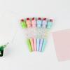 Gel Pen 4 In 1 Multi-functional Bubble Maker Roller Stamper Stationery Cartoon Fruit Pattern Plastic Writing Pen School Supplies