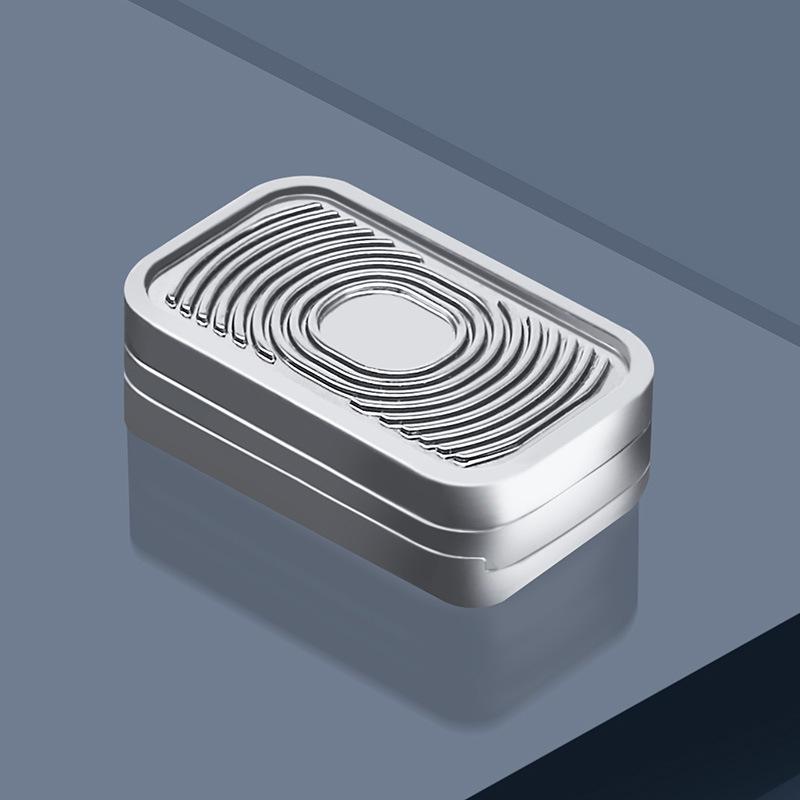 Papapa runway Монетный Тройной Слой EDC Толкатель Карты Снятие Стресса Металлическая Игрушка для Кончиков Пальцев