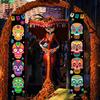 1 Pair Halloween Banner Spooky Skull Pattern Halloween Door Couplets Festival Flag for Home Party Decoration