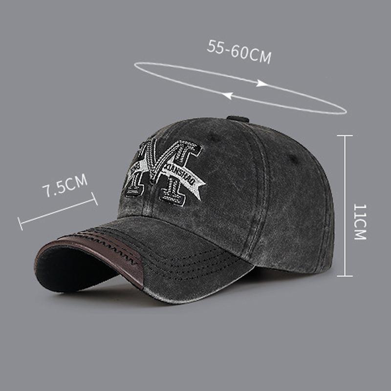 Spring Autumn Baseball Cap Men Women Outdoor Sunshade Letter Embroidered Cap