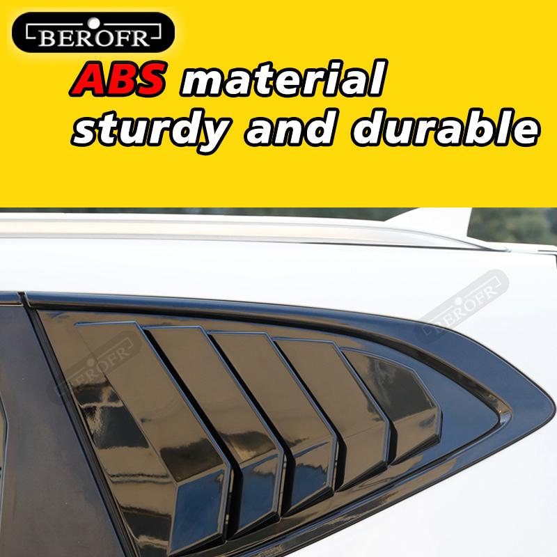 For Honda Breeze Carbon Fibre Rear Window Side Vent Louver Shutter Cover Trim