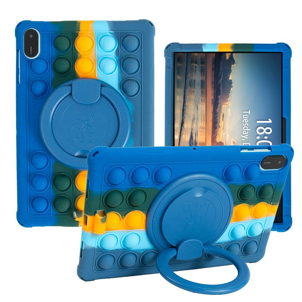 Чехол для Honor Pad X8A X9 11 дюймов, Вращающаяся на 360 градусов мягкая подставка-пузырь, Чехол для планшета Honor X8A, Безопасный для детей Funda