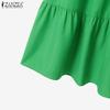 ZANZEA Women 3/4 Sleeve Blouse and Long Skirts Casual Two Piece Suit Sets