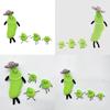 Cute Secret Staycation Edamame Family Plush Premium Quality Green Doll For Home