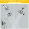Adjust Shower Arm Extension 360 Degree Rotatable All Metal Adapters Universal 1/2 Thread Space Saving for Bathroom