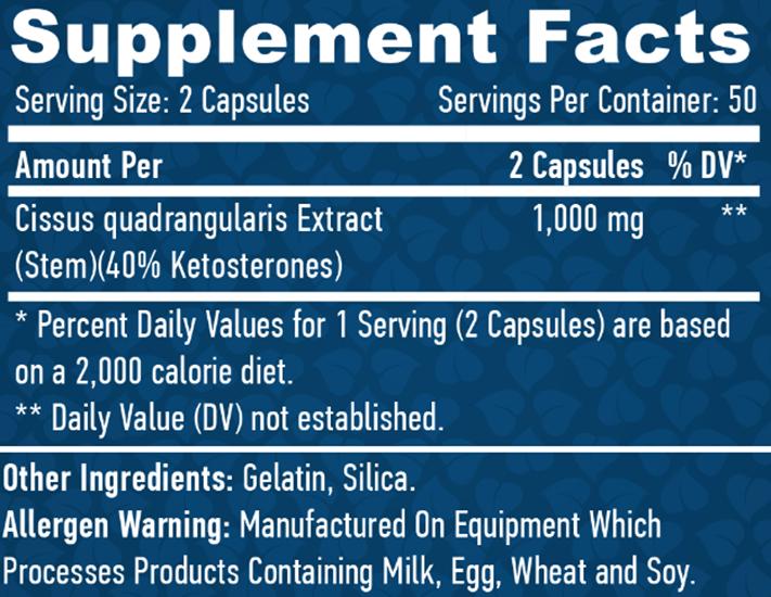 Haya Labs Циссус 500 мг. - 100 шапка