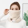 Thickened Neck Warmer and FaceMaskUnisex Warm Fleece NeckGaiterWindproof BreathableCycling Face Mask for Cold Weather Protection