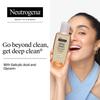 Neutrogena Очищающее средство для лица Deep Clean Gentle | Глицерин и салициловая кислота | Без спирта | Протестировано дерматологами | Для нормальной и жирной кожи | Очищает по