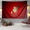 Football Liverpool Crest Tapestry, Unique Design Tapestry, Wall Decor for Bedroom,Livingroom, Playroom,Heartwarming Fan Holiday Gifts